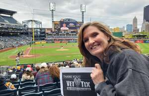 Irene attended Pittsburgh Pirates - MLB vs Milwaukee Brewers on Apr 25th 2024 via VetTix 