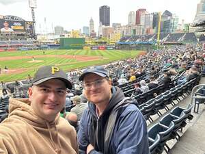 Jaime attended Pittsburgh Pirates - MLB vs Milwaukee Brewers on Apr 25th 2024 via VetTix 