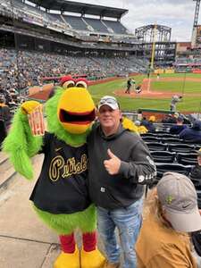 Richard attended Pittsburgh Pirates - MLB vs Milwaukee Brewers on Apr 25th 2024 via VetTix 