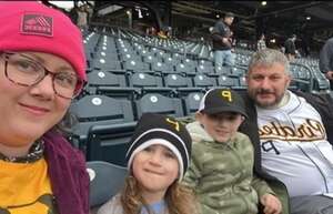 James attended Pittsburgh Pirates - MLB vs Milwaukee Brewers on Apr 24th 2024 via VetTix 