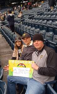 Ian attended Pittsburgh Pirates - MLB vs Milwaukee Brewers on Apr 24th 2024 via VetTix 