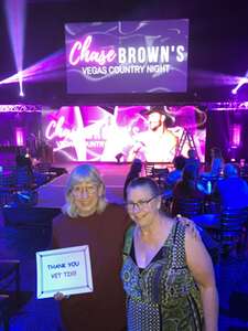 Karen attended Chase Brown's Vegas Country on Apr 19th 2024 via VetTix 