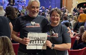 Bernie attended Escape tribute to Journey with Grand Illusion tribute to STYX on Apr 26th 2024 via VetTix 