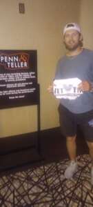 ChristelorPaul attended Penn & Teller on Apr 14th 2024 via VetTix 