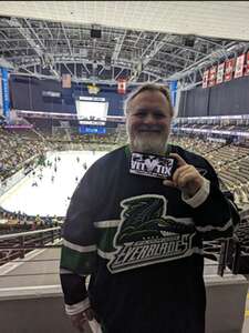 JT attended Jacksonville Icemen - ECHL vs. Florida Everblades - Kelly Cup Playoffs Round 1 Game 1 on Apr 18th 2024 via VetTix 