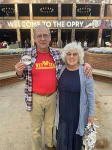 Terry attended Opry Country Classics at the Opry House on Apr 17th 2024 via VetTix 