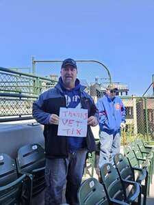David attended Chicago Cubs - MLB vs Miami Marlins on Apr 19th 2024 via VetTix 