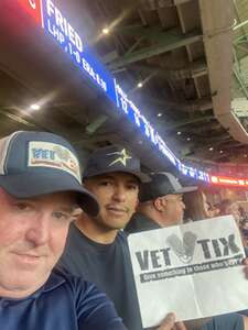 Noel attended Houston Astros - MLB vs Atlanta Braves on Apr 17th 2024 via VetTix 