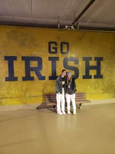 Tori attended 2024 Notre Dame Blue - Gold Game on Apr 20th 2024 via VetTix 