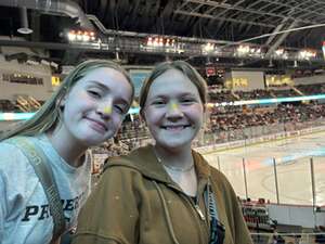 Alicia attended Indy Fuel - ECHL vs. Wheeling Nailers - Kelly Cup Playoffs: Round 1, Game 2 - Military Appreciation Night on Apr 20th 2024 via VetTix 
