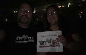 Michael and Maria attended MercyMe: Always Only Jesus Tour on Apr 26th 2024 via VetTix 