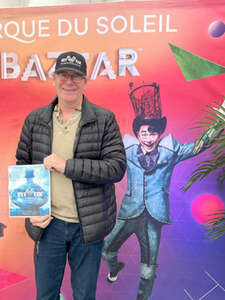 Paul attended Cirque Du Soleil: Bazzar on Apr 21st 2024 via VetTix 