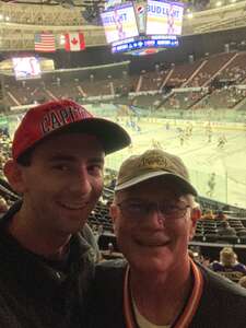 David attended Norfolk Admirals - ECHL vs. Trois-Rivieres - Round 1 North Division Semifinals - Game 4 of 7 on Apr 24th 2024 via VetTix 