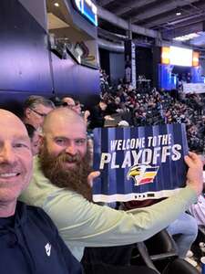 Henry attended Colorado Eagles AHL vs. Abbotsford Canucks - 2024 Calder Cup Playoffs Round 1 Game 1 on Apr 24th 2024 via VetTix 