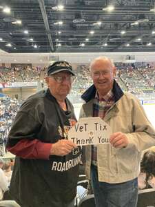 joseph attended Tucson Roadrunners AHL vs. TBD - Calder Cup Playoffs - Game 1 on Apr 24th 2024 via VetTix 