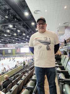 Patrick attended Tucson Roadrunners AHL vs. TBD - Calder Cup Playoffs - Game 1 on Apr 24th 2024 via VetTix 