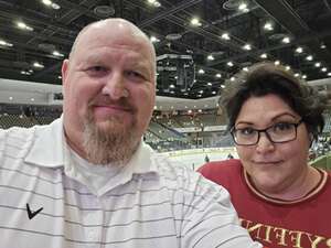 Jeremy attended Tucson Roadrunners AHL vs. TBD - Calder Cup Playoffs - Game 1 on Apr 24th 2024 via VetTix 