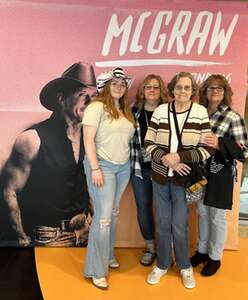 Craig attended Tim McGraw: Standing Room Only Tour 2024 on Apr 27th 2024 via VetTix 