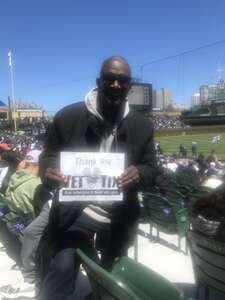 Walter attended Chicago Cubs - MLB vs Houston Astros on Apr 25th 2024 via VetTix 