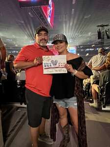 Frank attended Kenny Chesney: Sun Goes Down Tour with Zac Brown Band on May 11th 2024 via VetTix 