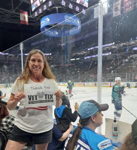 Janet attended Jacksonville Icemen - ECHL vs. Florida Everblades - Kelly Cup Playoffs Round 1 Game 6 - Icemen Lead 3-2 on Apr 30th 2024 via VetTix 