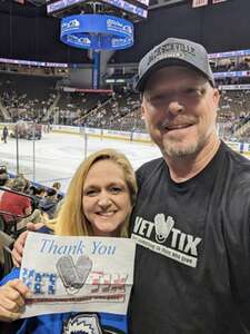 Floyd attended Jacksonville Icemen - ECHL vs. Florida Everblades - Kelly Cup Playoffs Round 1 Game 7! on May 1st 2024 via VetTix 
