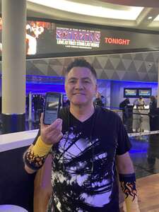 Fernand attended Scorpions - Love At First Sting The Las Vegas Residency on Apr 24th 2024 via VetTix 