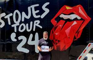 Lawrence attended Rolling Stones: Hackney Diamonds '24 on May 7th 2024 via VetTix 