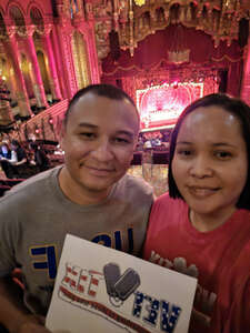 Stef attended Moulin rouge! the musical on May 9th 2024 via VetTix 