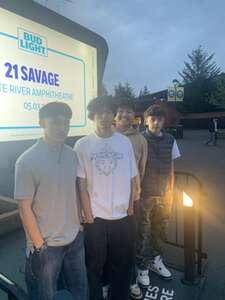 Khanh attended 21 Savage: American Dream Tour on May 3rd 2024 via VetTix 