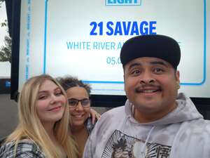 Brian attended 21 Savage: American Dream Tour on May 3rd 2024 via VetTix 