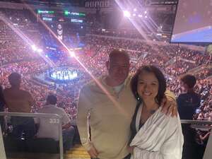 Christina attended UFC Fight Night 159 on May 11th 2024 via VetTix 