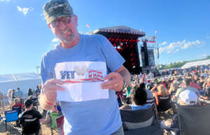 chadwick attended Rock The Country with Kid Rock and Jason Aldean on May 10th 2024 via VetTix 
