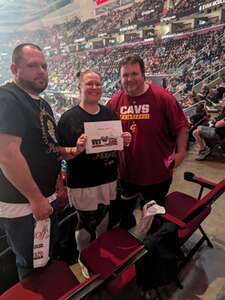 Angela attended Cleveland Cavaliers vs. Orlando Magic: Eastern Conference First Round - Game 5 on Apr 30th 2024 via VetTix 