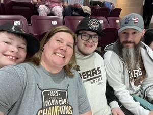 Stacey attended Hershey Bears - AHL vs. Lehigh Valley Phantoms - Calder Cup Atlantic Division Semifinals - Round 2, Home Game 1 on May 1st 2024 via VetTix 
