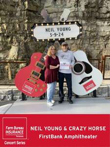 Robert attended NEIL YOUNG CRAZY HORSE: LOVE EARTH TOUR on May 9th 2024 via VetTix 