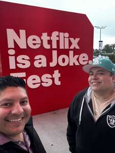 Heriberto attended Netflix Is A Joke Presents: Bert Kreischer on May 11th 2024 via VetTix 