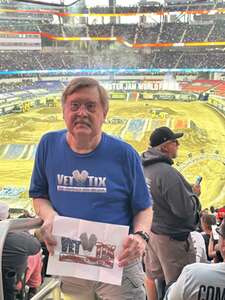 Byron attended Monster Jam World Finals on May 18th 2024 via VetTix 