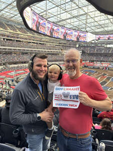 Gregory attended Monster Jam World Finals on May 18th 2024 via VetTix 