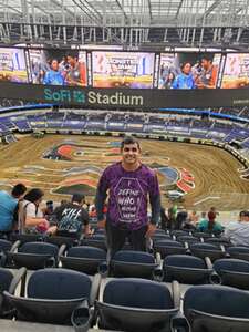 Isaac attended Monster Jam World Finals on May 18th 2024 via VetTix 