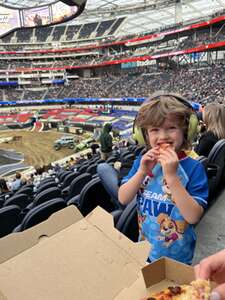 Parker attended Monster Jam World Finals on May 18th 2024 via VetTix 