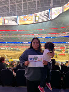 Brenda attended Monster Jam World Finals on May 18th 2024 via VetTix 