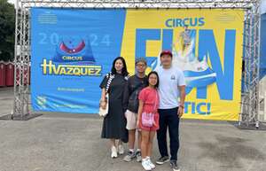 Jae attended Circus Vazquez on May 12th 2024 via VetTix 