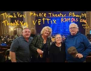 Mick US Navy 77-81 BMSN / HM3  . ALBANY NY attended KANSAS: 50th Anniversary Tour on May 11th 2024 via VetTix 