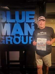 John attended Blue Man Group at the Astor Place Theatre on May 7th 2024 via VetTix 