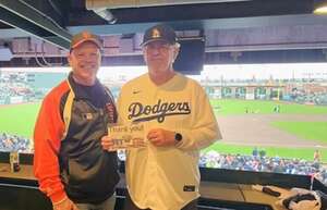 John attended San Francisco Giants - MLB vs Los Angeles Dodgers on May 15th 2024 via VetTix 