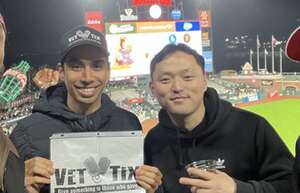 Ethan attended San Francisco Giants - MLB vs Los Angeles Dodgers on May 13th 2024 via VetTix 