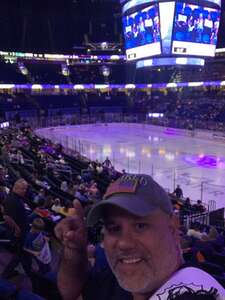 Angel attended Orlando Solar Bears - ECHL vs. Florida Everblades -  Kelly Cup Playoffs - Game 4 of 7 on May 9th 2024 via VetTix 