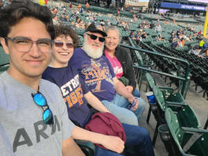 Elizabeth attended Detroit Tigers - MLB vs Miami Marlins on May 14th 2024 via VetTix 