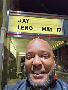 Derek attended Jay Leno on May 17th 2024 via VetTix 